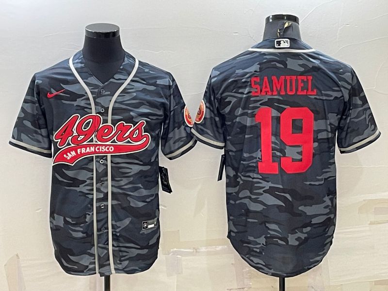 Men San Francisco 49ers #19 Samuel Camo 2022 Nike Co branded NFL Jerseys